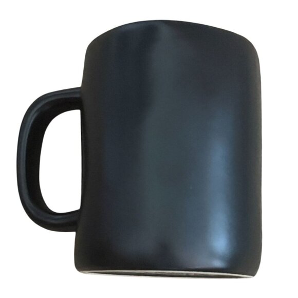 Rae Dunn 'HELLO' Artisan Collection by Magenta Matte Black  Mug 18 oz - Picture 4 of 5